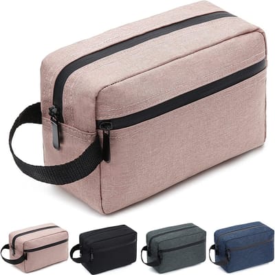 Dailygoody - Reistoilettas - Toilettas voor op reis - Opvouwbaar en waterbestendig - Unisex - Voor cosmetica en toiletartikelen