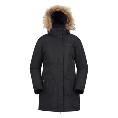 Mountain Warehouse Dames/Dames Tarka II Lang Gewatteerd Jasje (Zwart)