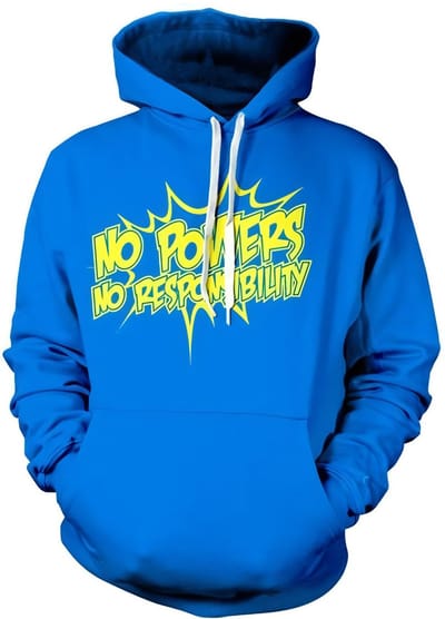Hybris No Powers No Responsibility Hoodie SH-3-15432-H27-1