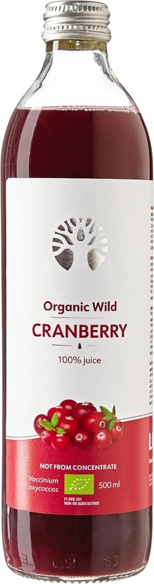 Biologische Wilde Cranberrysap | Handgeplukt en puur | Beste Cranberrysap van Europa