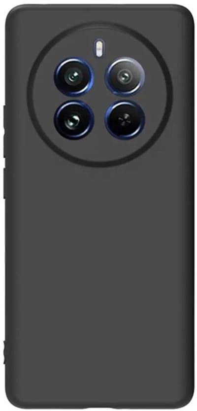 Zwart Dun TPU Hoesje Geschikt voor Realme 12 Pro | Back Cover | Lichtgewicht | Ultra Dun | Flexibel | Zacht