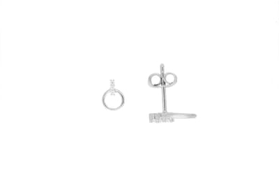 Glow 106.1055.00 oorknoppen zilver zilverkleurig
