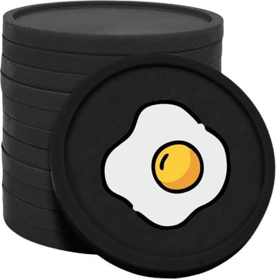 CombiCraft ontbijt consumptiemunten zwart - Ø29mm enkelzijdig bedrukt - 100 stuks