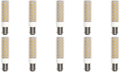 SPL Ba15d LED Lamp 6W - Neutraal Wit - 840lm - LED Buislamp T18 - 10 Stuks