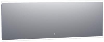 Brauer Jasper Spiegel - Rechthoekig - 200 cm - met Directe LED-Verlichting - Dimbaar - met Touchbediening
