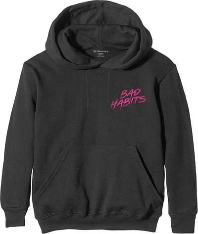 Ed Sheeran - Bad Habits Hoodie/trui - M - Zwart