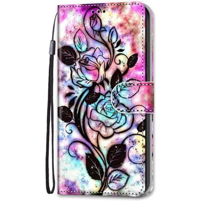 A15 A16 Portemonneehoesje voor OPPO A16 CPH2269 Telefoonhoesje Schattig Geschilderd Leren Flip Coque Voor Oppo A 16 A15 A15S A16S Hoesje Funda OPPO A16S
