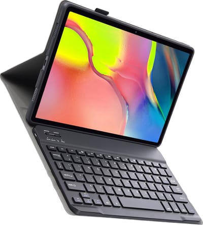 Hoes Geschikt voor Samsung Galaxy Tab S5e - Toetsenbord Case - Keyboard Book Cover - Hoesje - Zwart