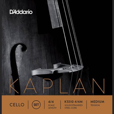 D'Addario KS510-44M cello set, 4/4, medium, consists of KS511-512-513-514 (44M)
