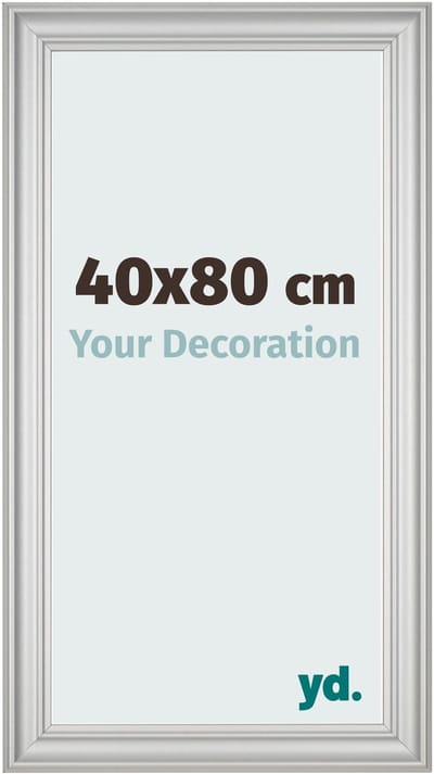 Your Decoration - Fotolijst 40x80 cm - MDF - Zilver Mat - Lazio