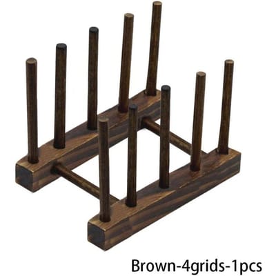 Multifunctioneel Houten Standrek Keuken Bord Deksel Afdruiprek Organizer Keuken Diversen Rek Bekers Plank Tafel Boek Display
