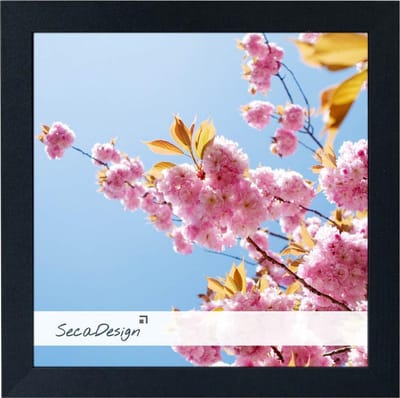 SecaDesign Anima Fotolijst Hout - Fotomaat 13x13 cm - Zwart