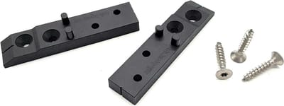 Terrasbouwaccessoires - Terras afstandhouders - Terrasplanken leggen - Onzichtbare bevestiging - 450 stuks - Zwart
