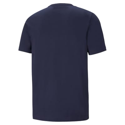 PUMA ESS Logo Tee Heren T-shirt - Donkerblauw - Maat S