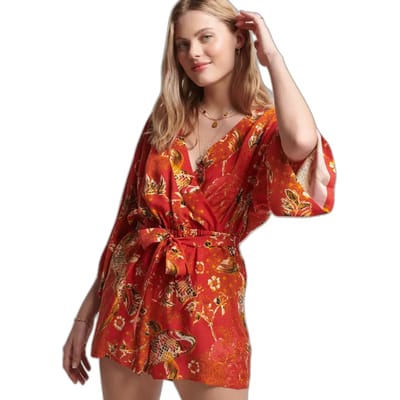 Superdry Dames Vintage kimono playsuit