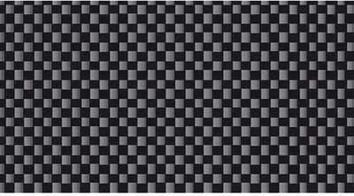 Interieur folie - 48x60 cm - zwart carbon fibre look new
