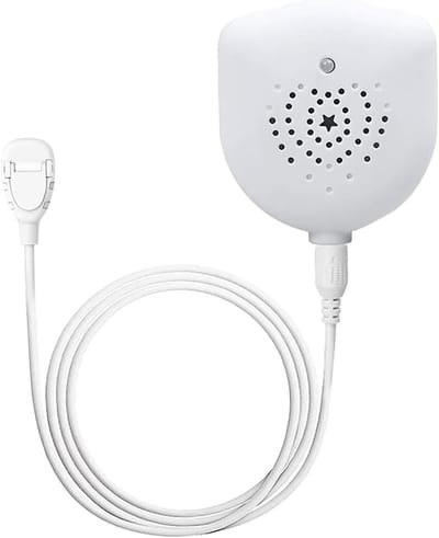 Plaswekker - Nachtalarm - Bedplassen Melder - Hoge Gevoeligheid Sensor - USB Oplaadbaar - Wit