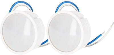 Kobi LED inbouwspot - 5W - 450lm - 3000K Warm Wit - 230V - Ø50mm - Voor keuken, gang en plafondspots - LED module - 2 stuks