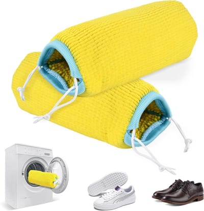 Set van 2 Schoenwaszakken met Trekkoordsluiting, Herbruikbaar, 360° Reiniging voor Alle Schoenen en Maten