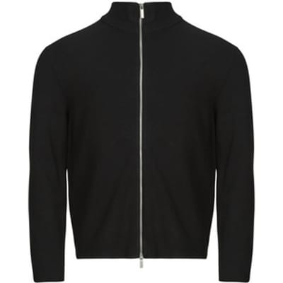 Relaxed fit gebreid jack van viscosemix model 'TELLER'