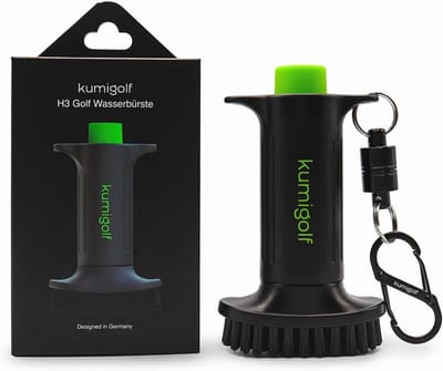 Golf waterborstel met sproeifunctie en magnetische clips - Hoogwaardige nylon borstel voor optimale reiniging van golfclubs