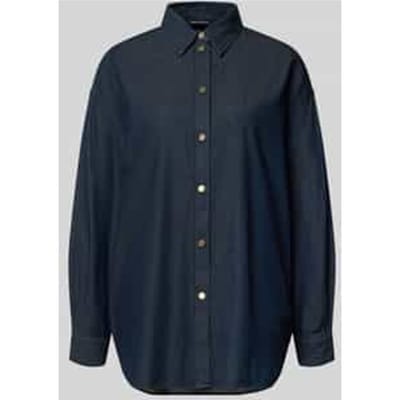 Relaxed Fit overhemdblouse in denimlook