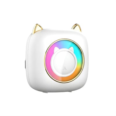 DnA® Mini Printer - Fotoprinter - Mobiele Fotoprinter - Fotoprinter Voor Smartphone - Mini printer Voor Mobiel - Wit - 16cm x 14cm x 6cm