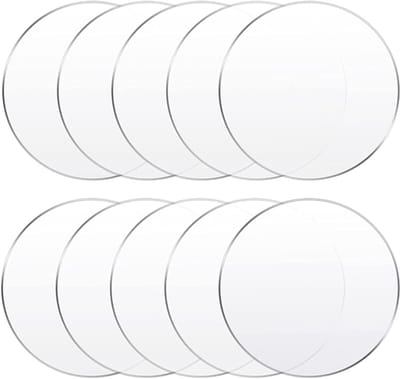 10CM Acrylschijven - Acryl rondjes - Diameter 10 cm - Knutselen - Taartdecoratie - Creatief - 10 stuks - CHPN
