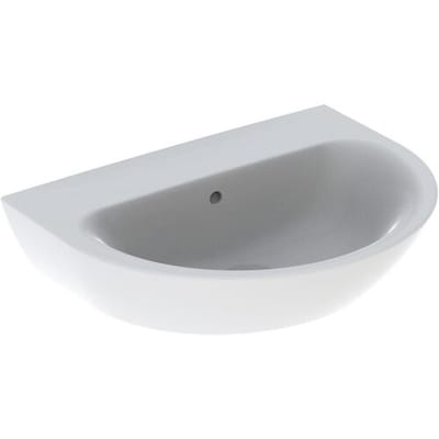 Geberit Renova washbasin 65 x 50 cm without tap hole with overflow 500.663.01.1