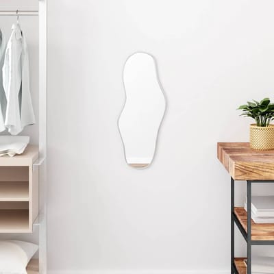 vidaXL - Wandspiegel - 60x25 - cm - zilverkleurig