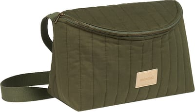 Nobodinoz Hyde Park waterdichte luiertas 32x20x14cm - London green