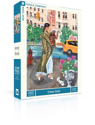 New York Puzzle Company Puzzel Urban Sloth - 500 stukjes