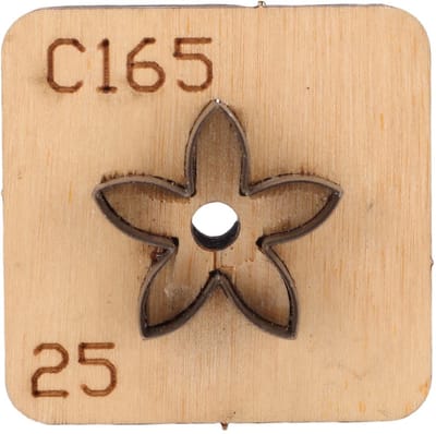 Jhubersproducts - Bloemvormige Leer Cutter - Creatieve Snijmal - Voor het maken van decoraties en handwerk - Snijvorm - Voor hobbyprojecten - Geschikt