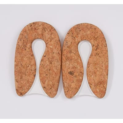 1 paire Coussinets de talon en gel de silicone en forme de U Semelles intérieures Coussinets protecteurs de talon pour le sport L