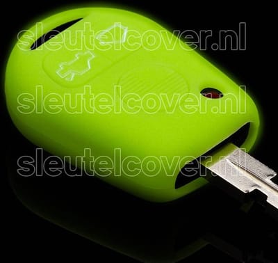 Autosleutel Hoesje geschikt voor BMW - SleutelCover - Silicone Autosleutel Cover - Sleutelhoesje Glow in the dark / Lichtgevend