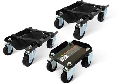Verplaatsingsdolly Set voor Sneeuwscooters met Hoge Laadcapaciteit en Antislip