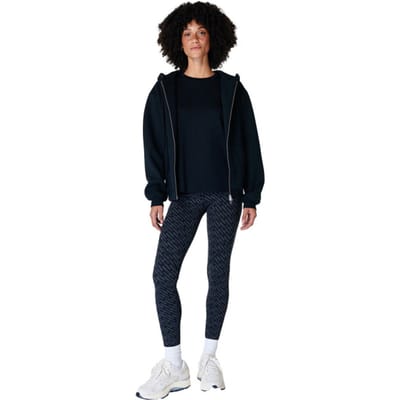 Sweaty Betty Essential Crew Neck T-Shirt ZWART - Maat XS