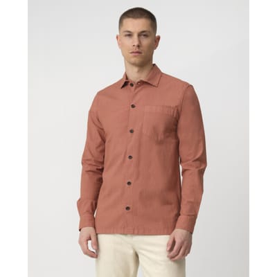 JC Rags Casual Shirt Lm Brown Taille: L | Casual chemises Outlet | Homme | Marron