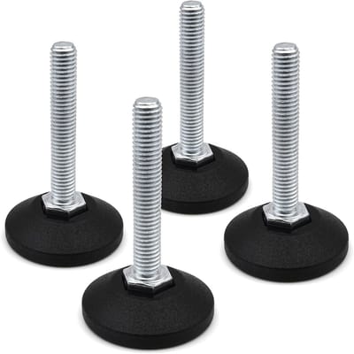 Dailygoody - Verstelschroef - Verstelbare schroef - Hoog draagvermogen - Ø 38 mm - Stelschroef - Ideaal voor meubels - Set van 4 stuks