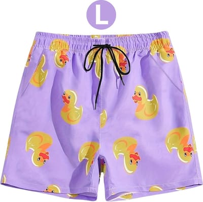 Bovista Zwembroek Heren - Zwem Broek Mannen - Badkleding - Zwemmen - Jongens - Swimming Shorts - Zomerbroek - Violet - Maat L