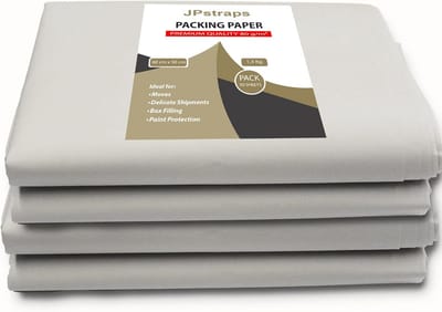 Verhuispapier Vellen - Beschermpapier Inpakpapier - Voorwerpen Beschermen - Zonder Opdruk Neutrale Kleur - 60 x 50 cm - Niet Gebleekt