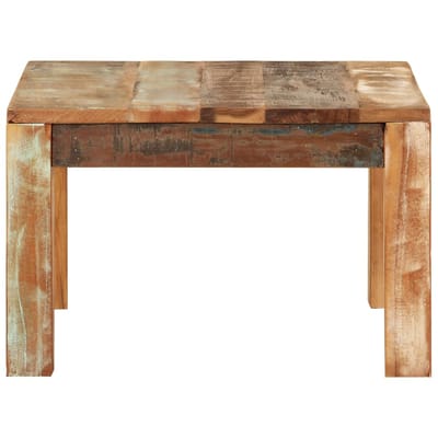 vidaXL - Salontafel - 55x55x35 - cm - massief - gerecycled - hout