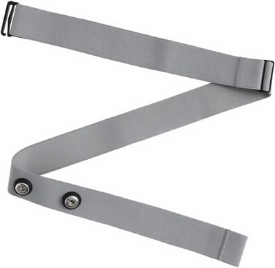 Elastische Hartslagband - Verstelbare Borstband - Cardio Training - Universele Compatibiliteit - 70-105 cm - Zwart