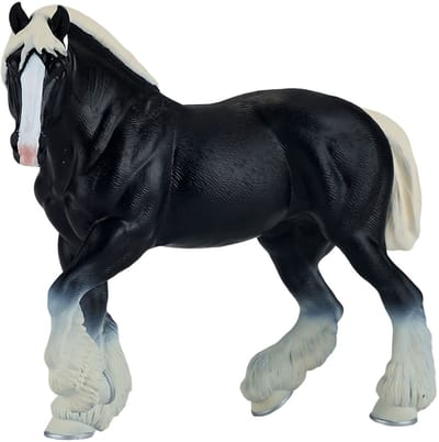 Mojo - Horse World Black Clydesdale Horse - 381083