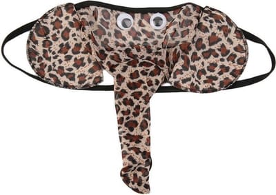 Olifanten string met slurf voor heren - Maat Onesize
