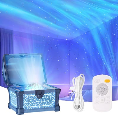 Creatieve Sterrenhemel Projector met 8 Verlichtingsmodi en Afstandsbediening, Galaxy LED Lamp voor Slaapkamer Decoratie en Kinderen