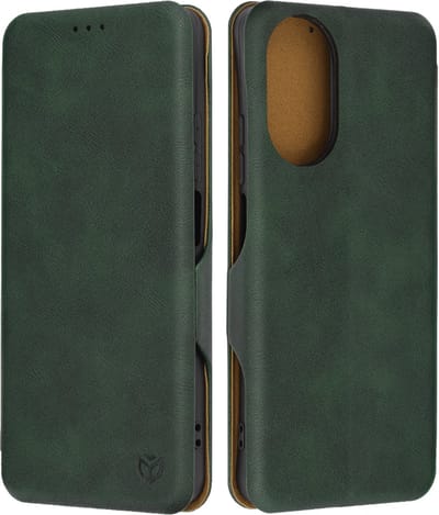 Hoesje geschikt voor Realme C67 4G - Techsuit Safe+ Book Wallet Case - Donkergroen