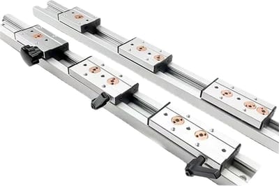 Lineaire Geleiding - Rolgeleider Blok - Precisie Beweging - Geïntegreerd Ontwerp - 38 mm Breedte - Zilver