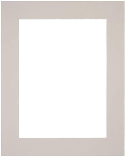 Passe-Partout Fotomaat 45x65 cm - Lijstmaat 50x75 cm - Grijs Graniet - Museumkarton - Fotolijst niet inbegrepen