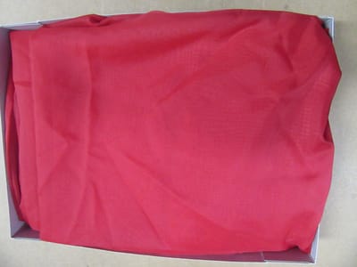plum plum , hemel , klamboe voile rond , rood